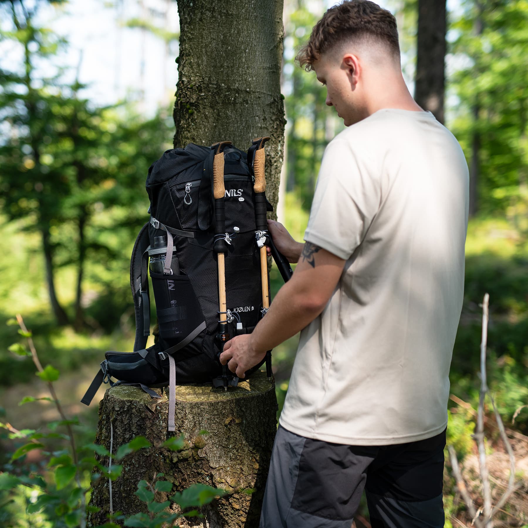 Plecak turystyczny Nils Camp Kjolen 40L czarny 10