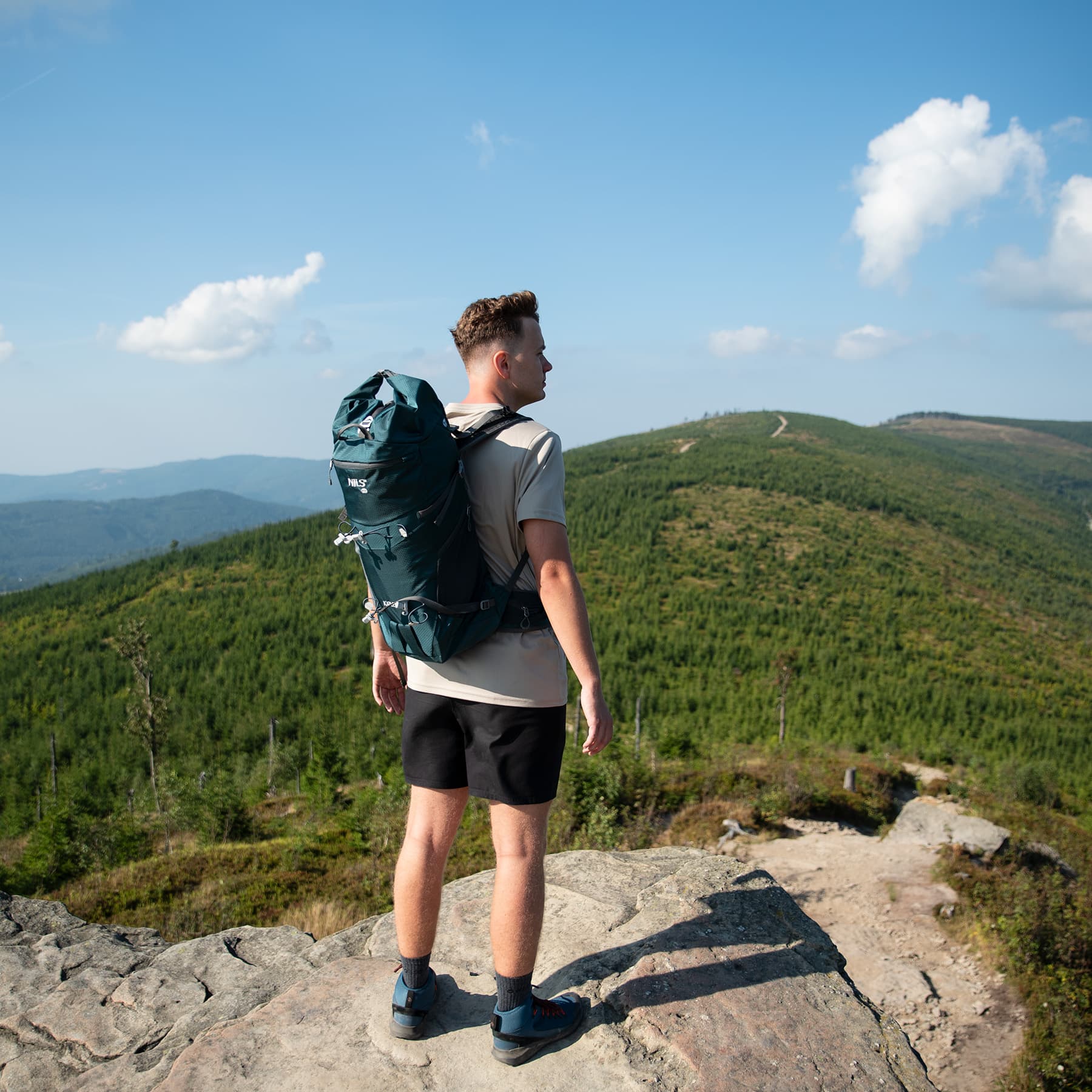 Plecak turystyczny Nils Camp Kjolen 40L zielony 4