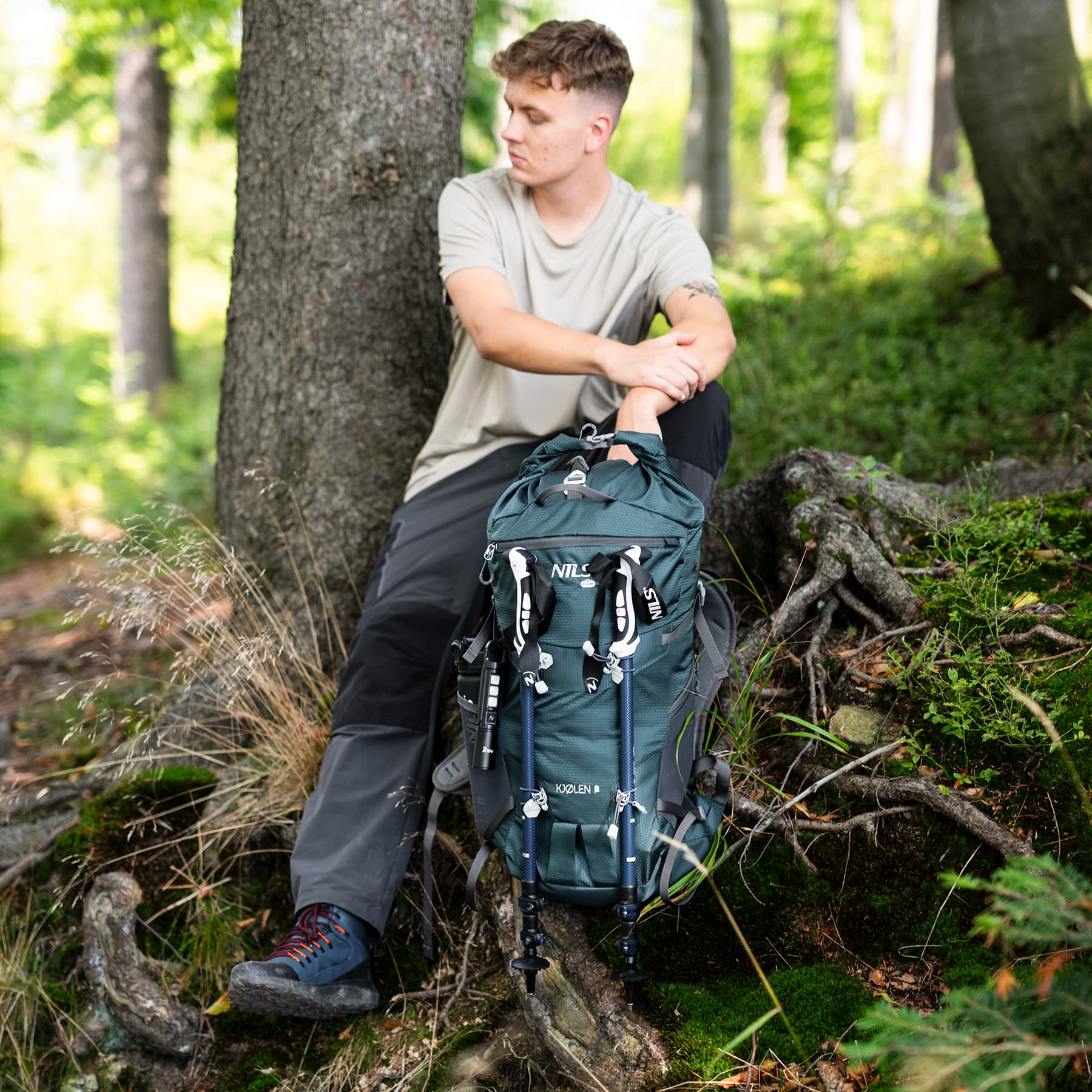 Plecak turystyczny Nils Camp Kjolen 40L zielony 10