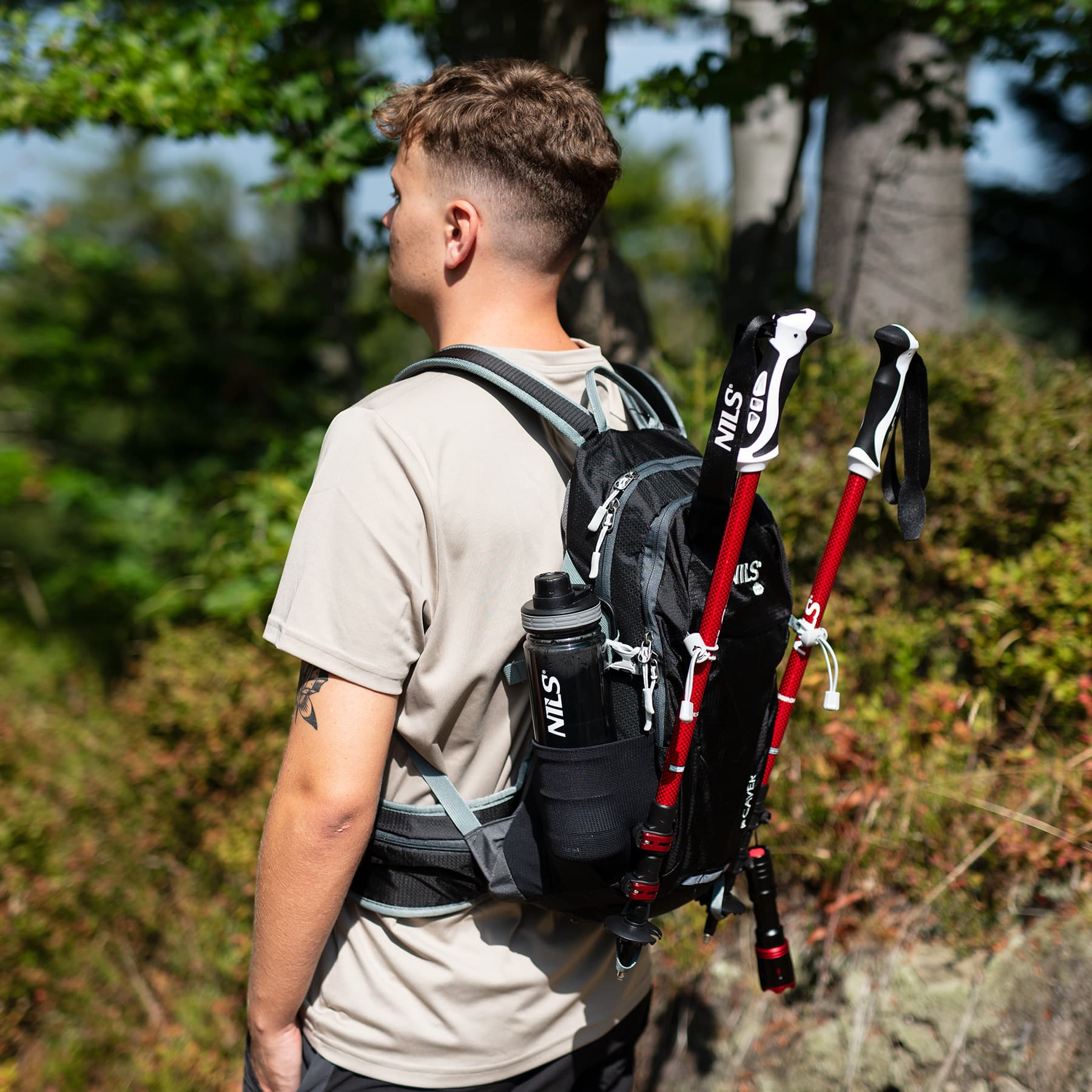Plecak turystyczny Nils Camp Caver 18L czarny 9