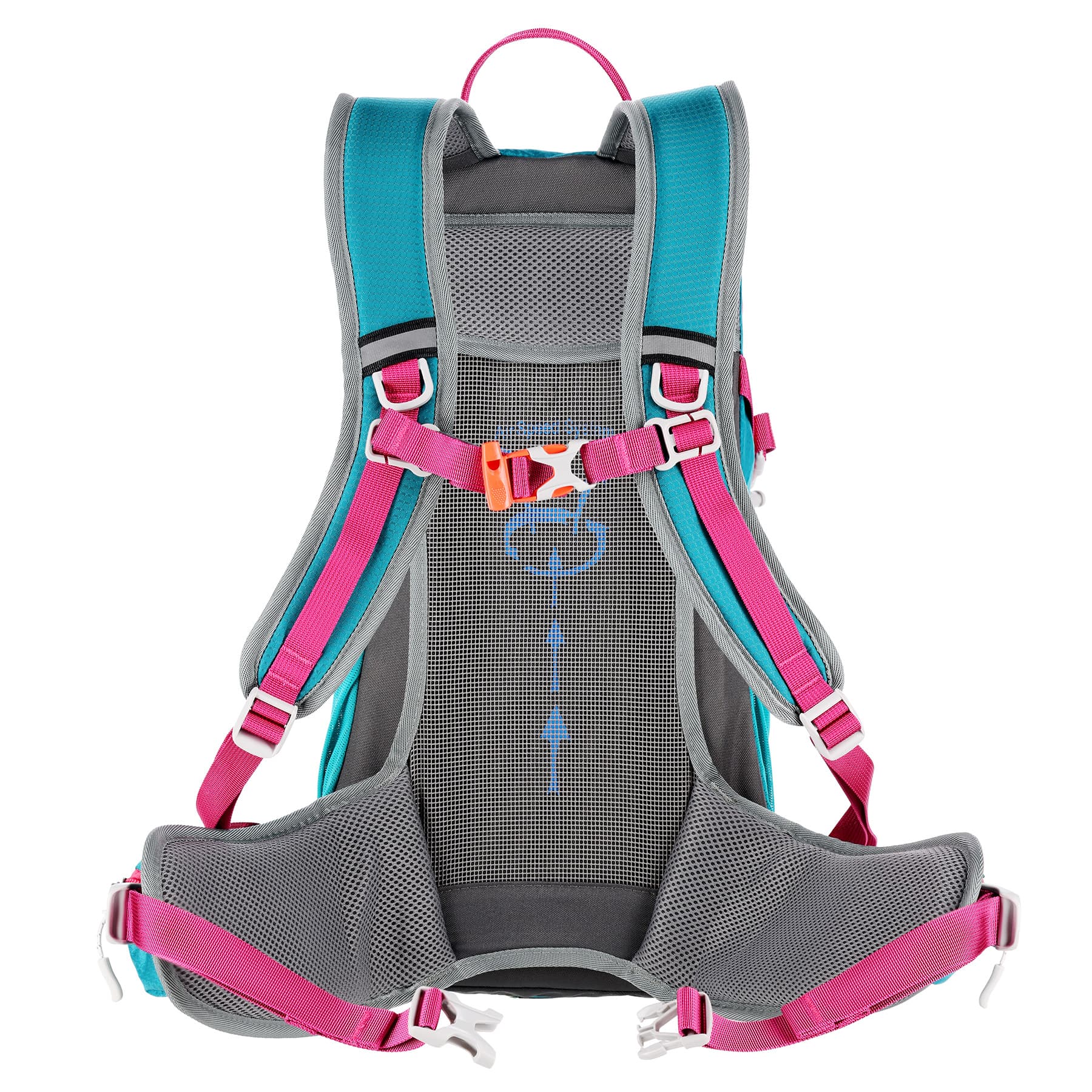 Turkusowy plecak turystyczny Nils Camp Caver 18L 5