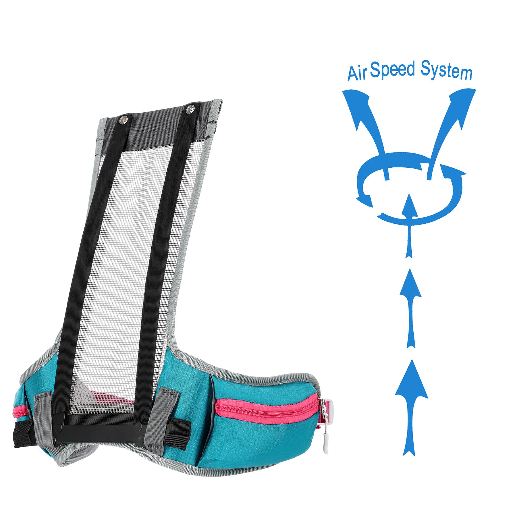 Turkusowy plecak turystyczny Nils Camp Caver 18L 10