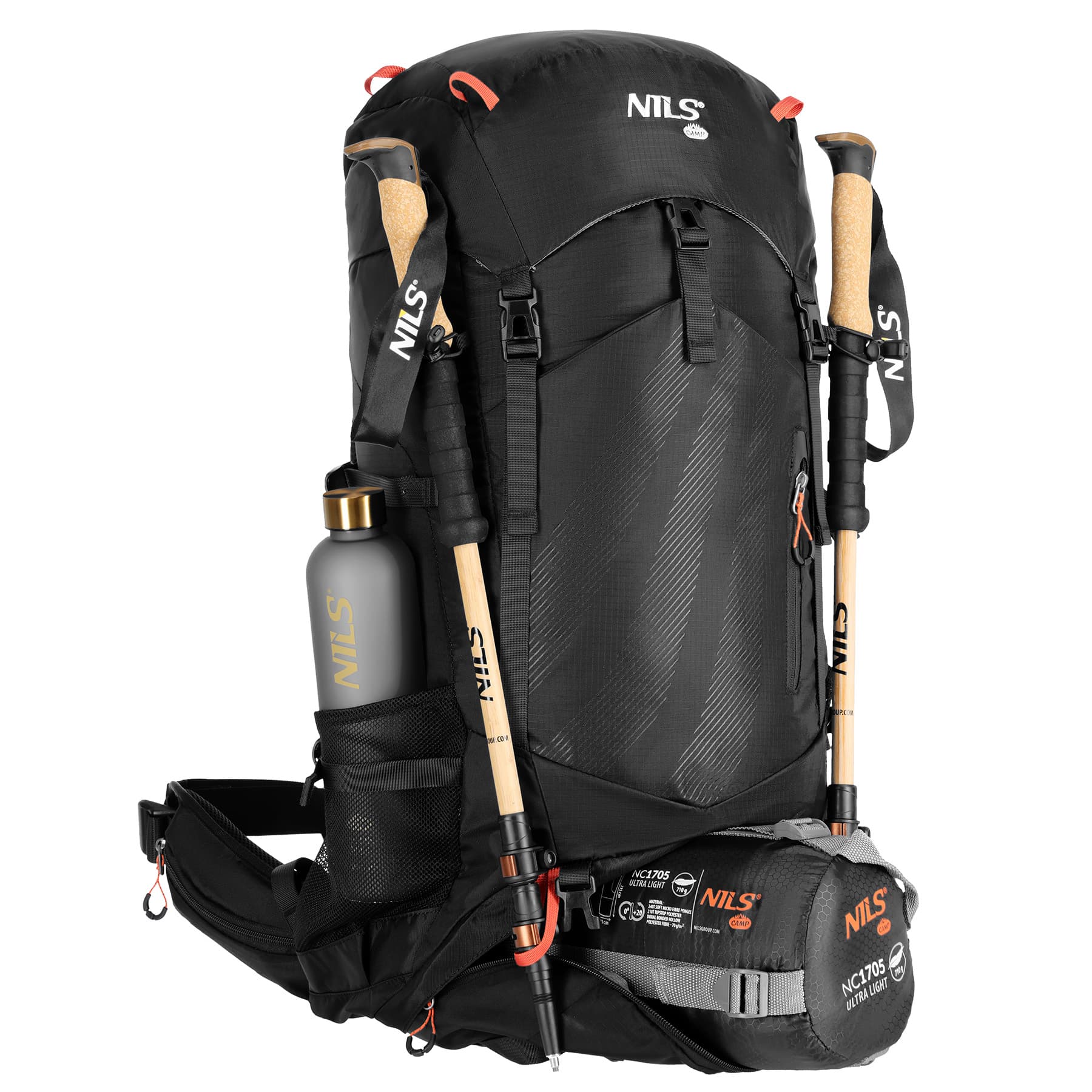 Plecak turystyczny Nils Camp Nordkapp 65L czarny 9