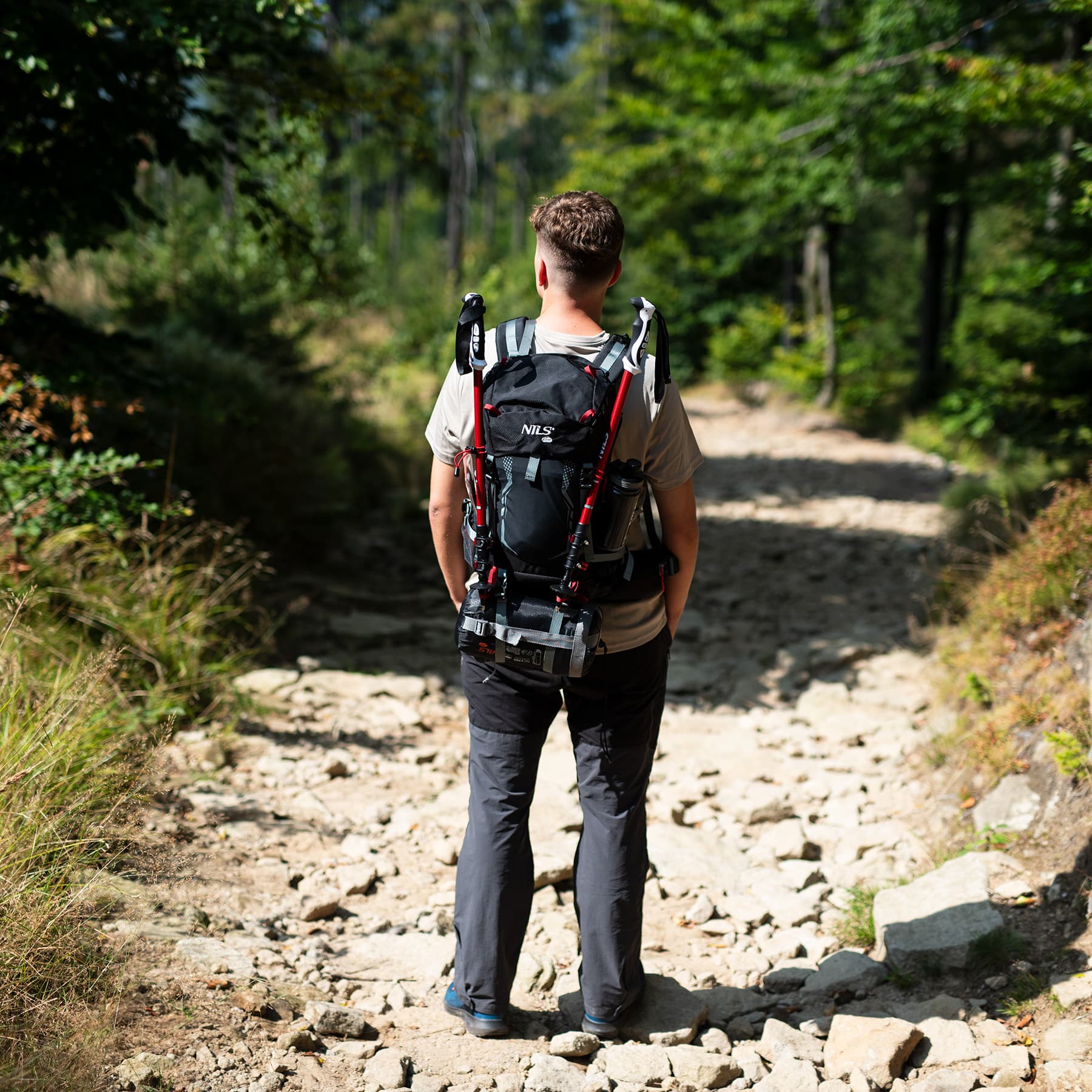 Plecak turystyczny Nils Camp Northlake 30L+10 czarny 9