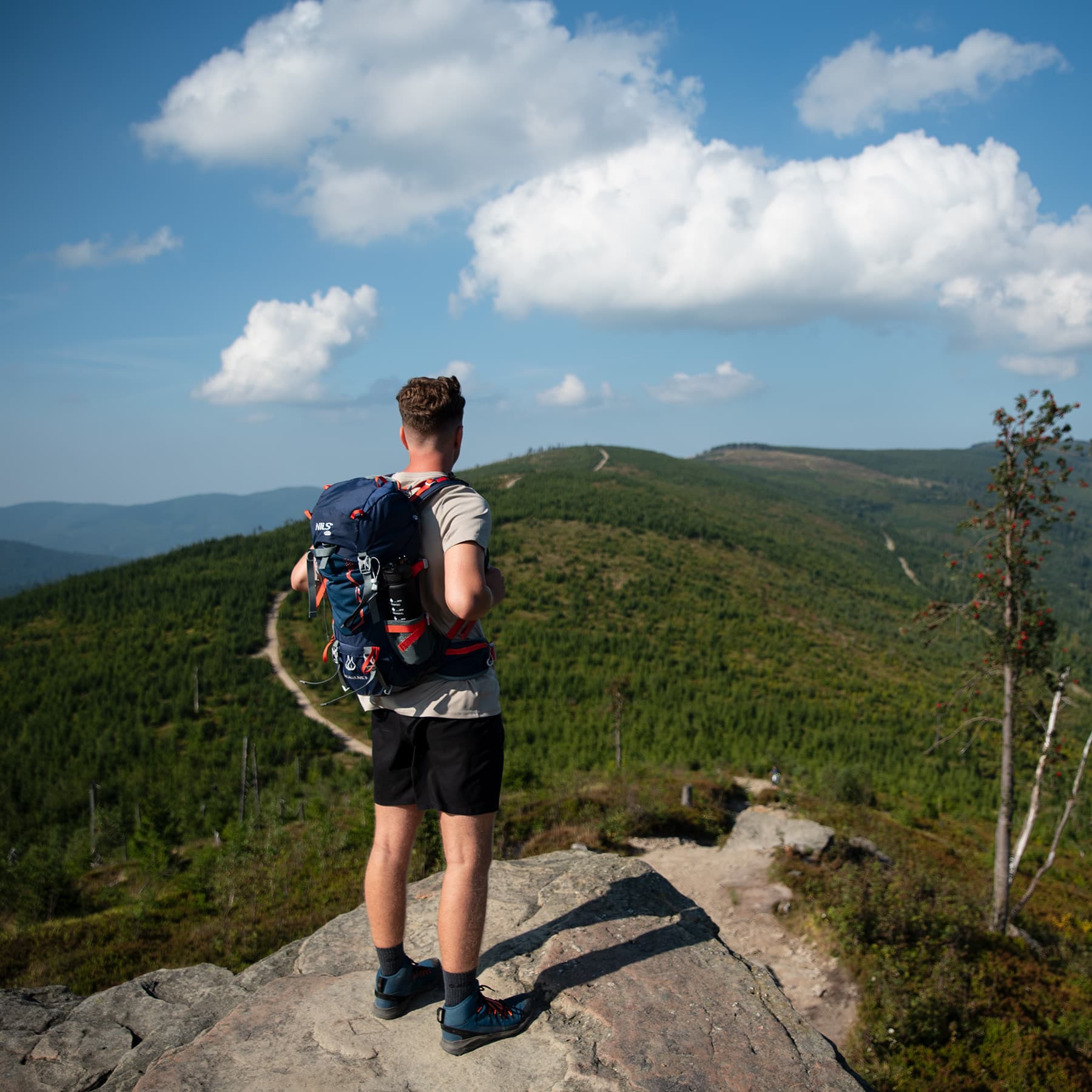 Plecak turystyczny Nils Camp Northlake 30L+10 granatowy 4