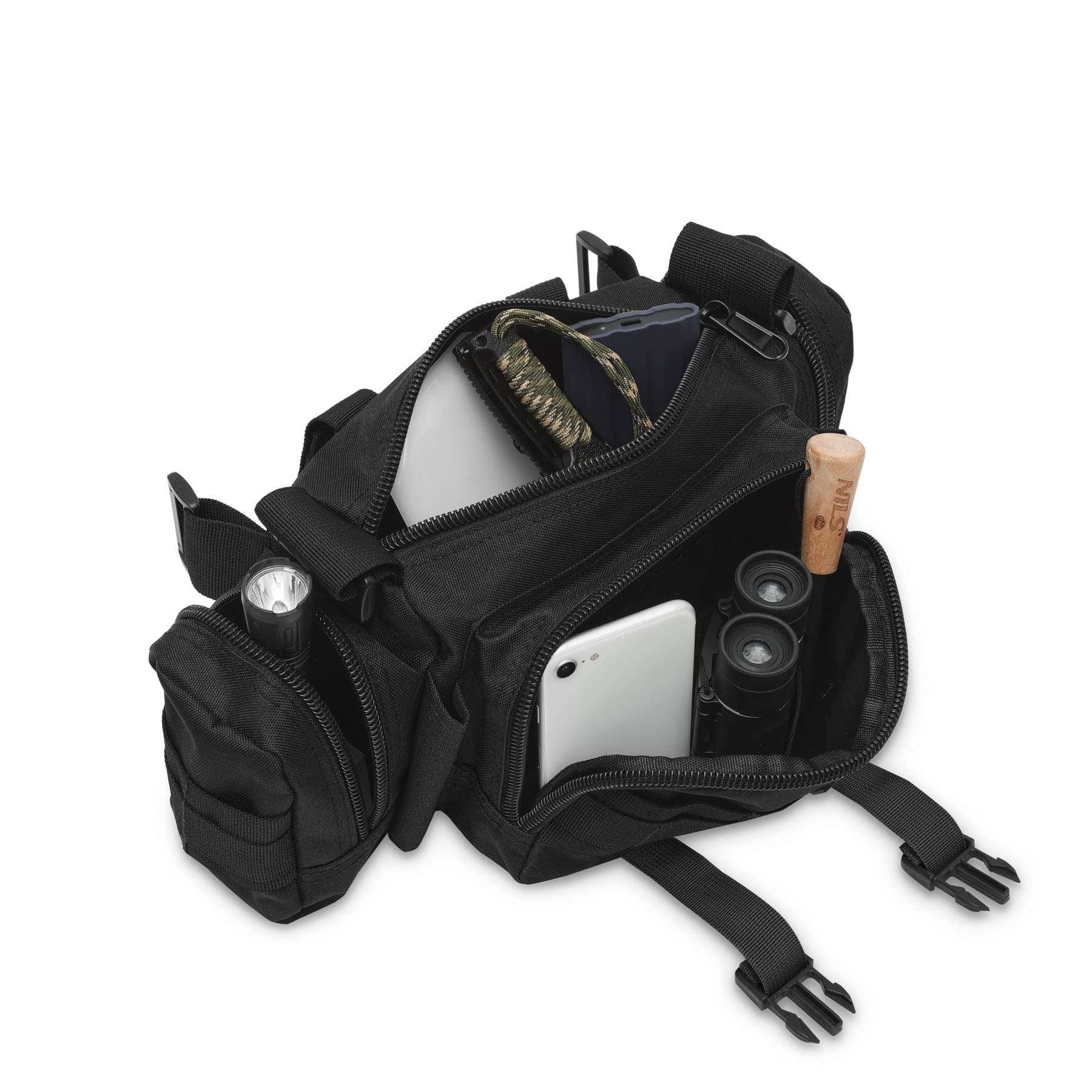 Torba biodrowa taktyczna Nils Camp NC3907 XL 5 litrów czarna 9