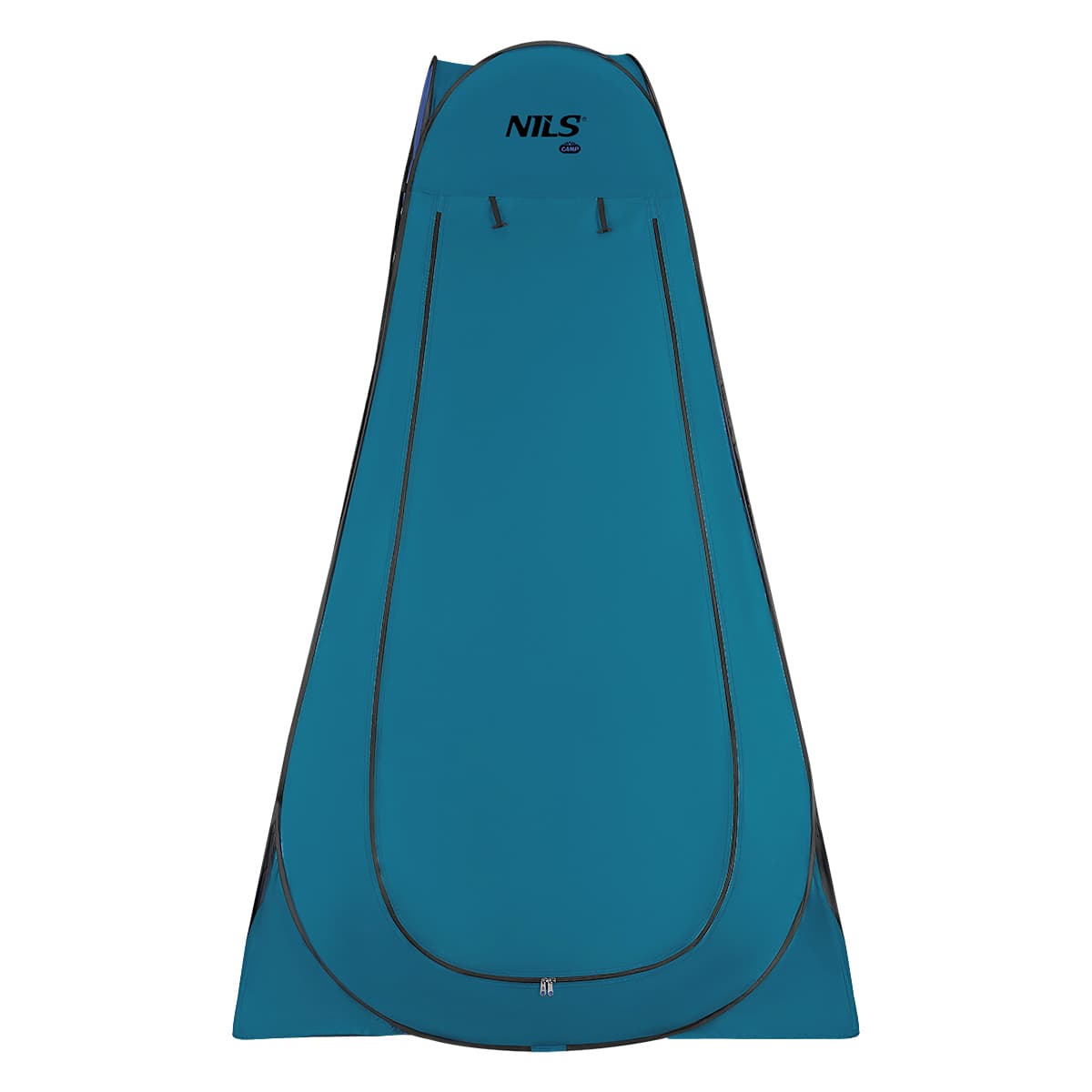 Turkusowa przebieralnia turystyczna Nils Camp 10