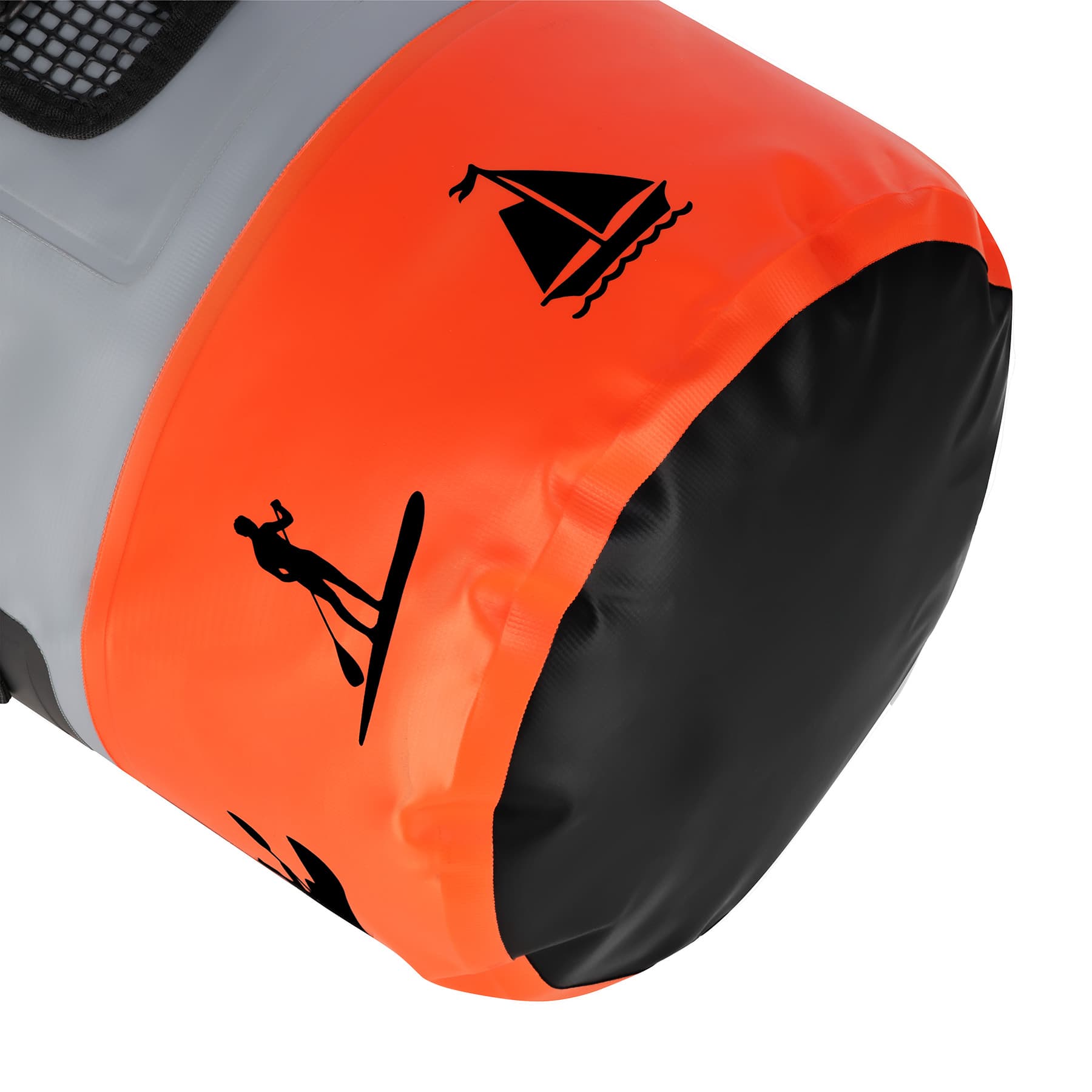 Wodoodporny plecak turystyczny Nils Camp 25L pomarańczowy 6