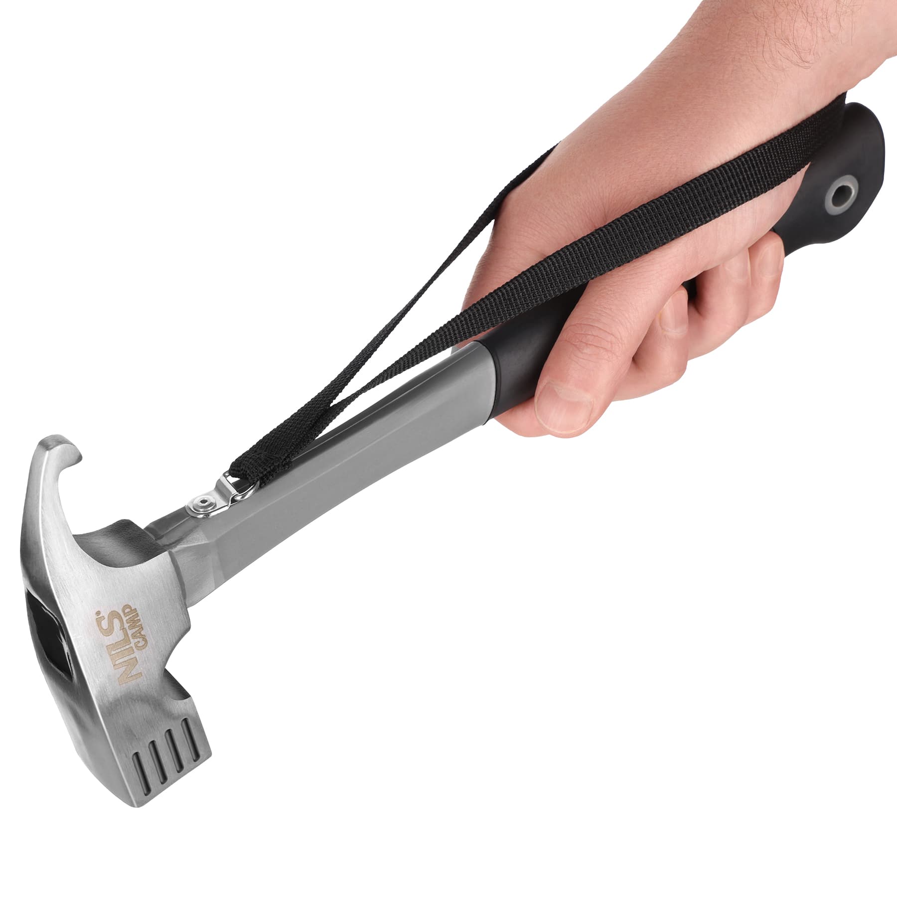 Młotek kempingowy stalowy z uchwytem antypoślizgowym Nils Camp 5