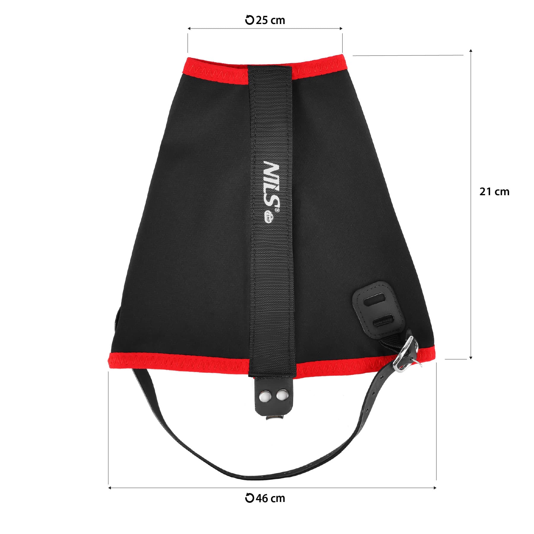 Stuptuty biegowe czarno-czerwone Nils Camp 3