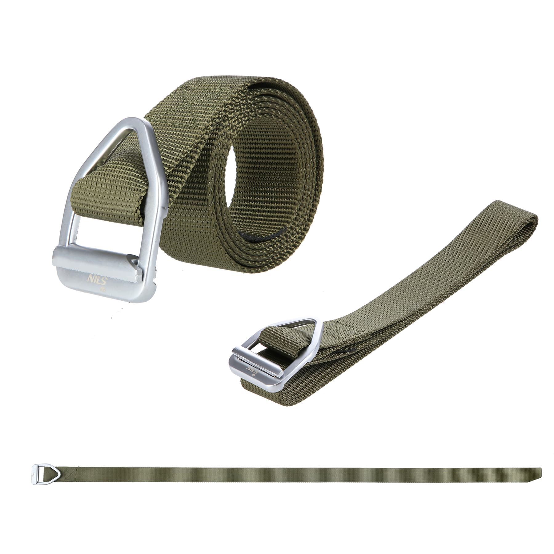 Pasek taktyczny NILS CAMP zielony o długości 125 cm 2