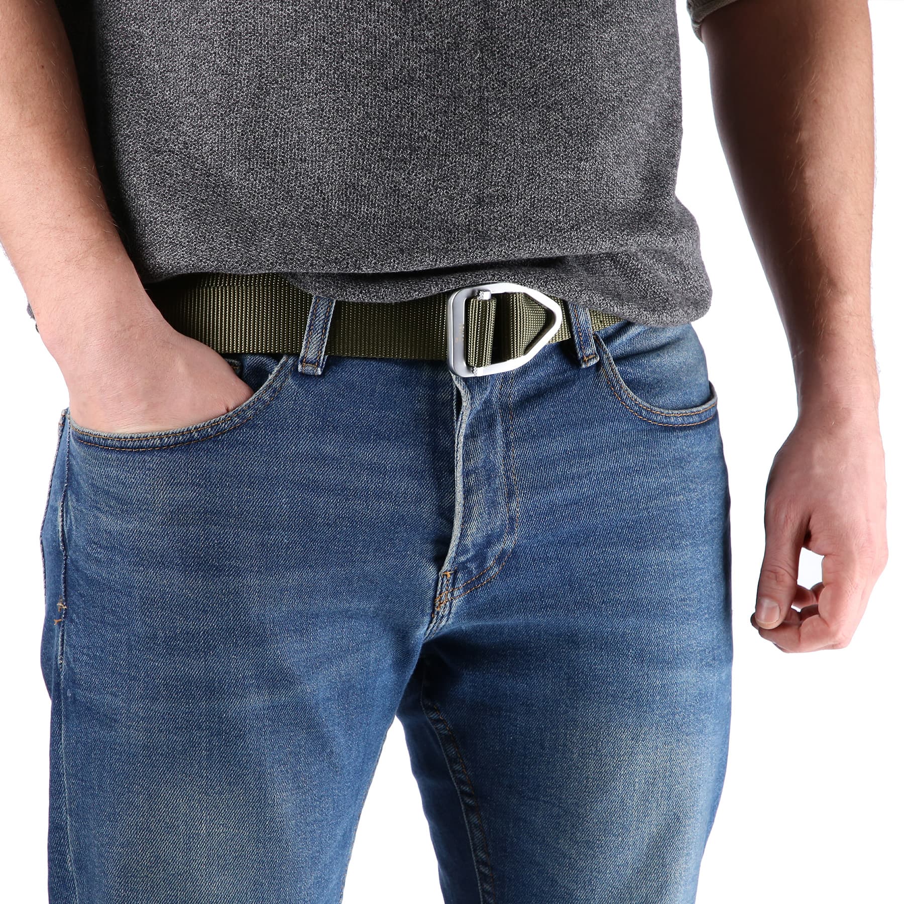 Pasek taktyczny NILS CAMP zielony o długości 125 cm 4