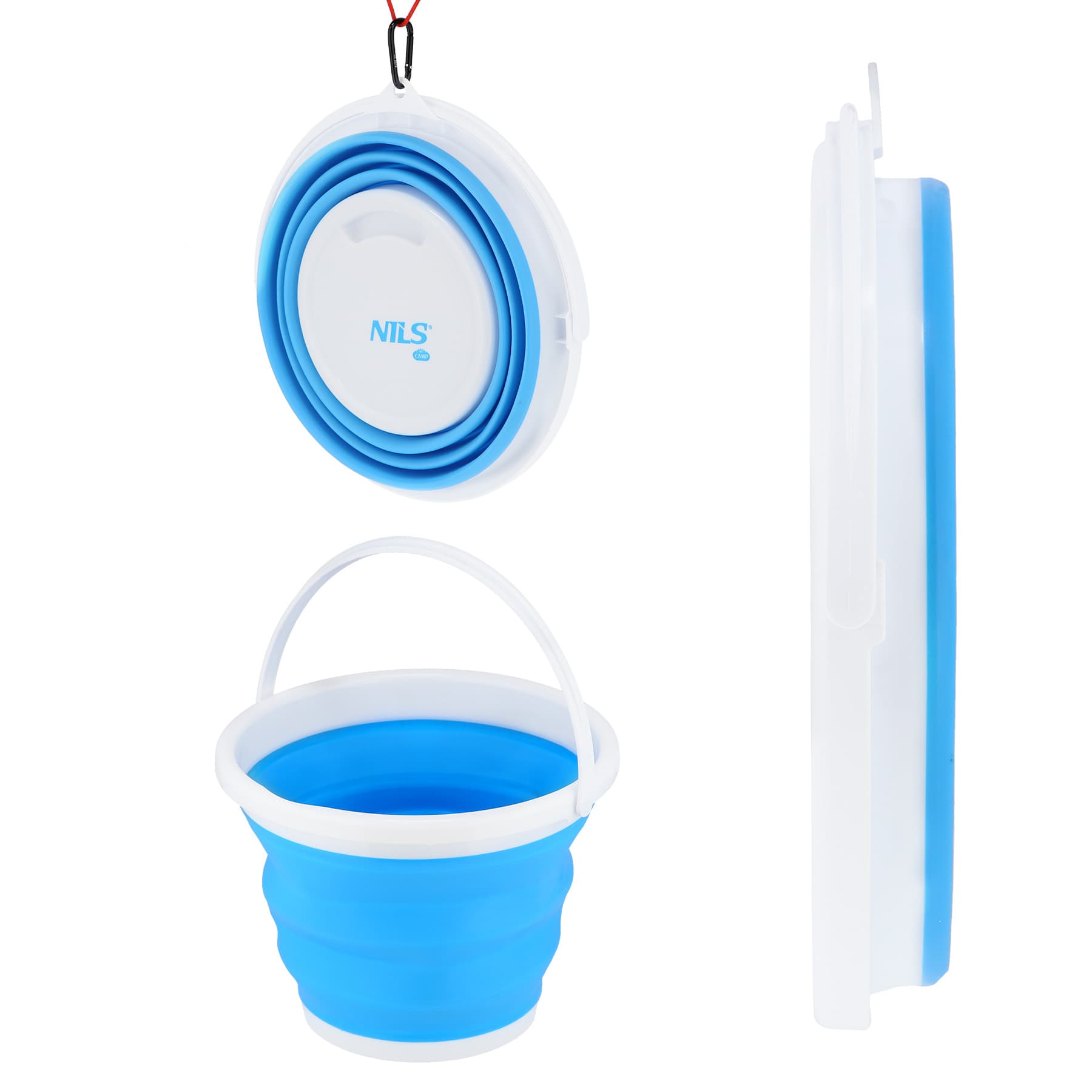 Składane wiadro turystyczne NILS CAMP NC1731 10 litrów 2