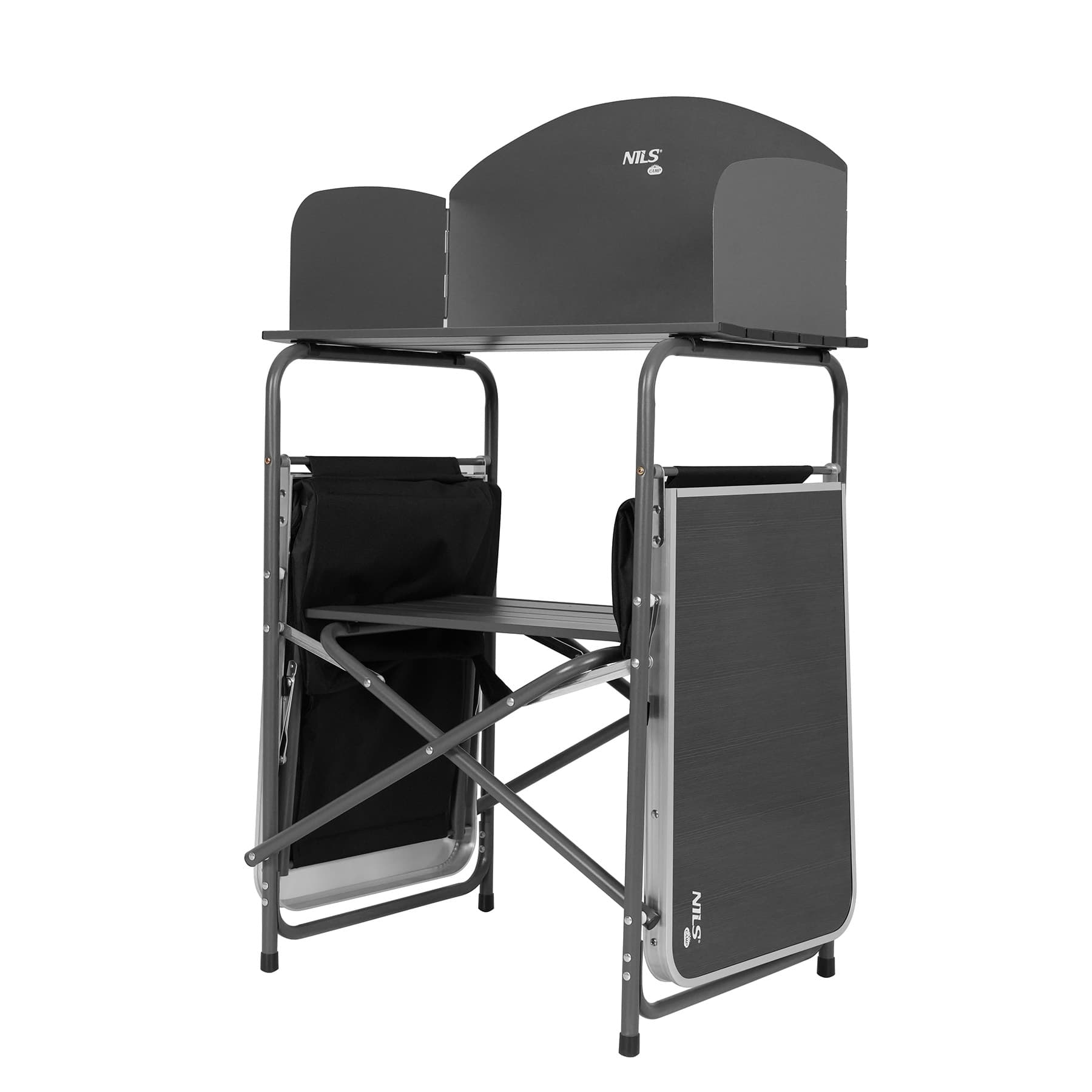 Szafka turystyczna składana kuchenna z osłoną przeciwwiatrową 4