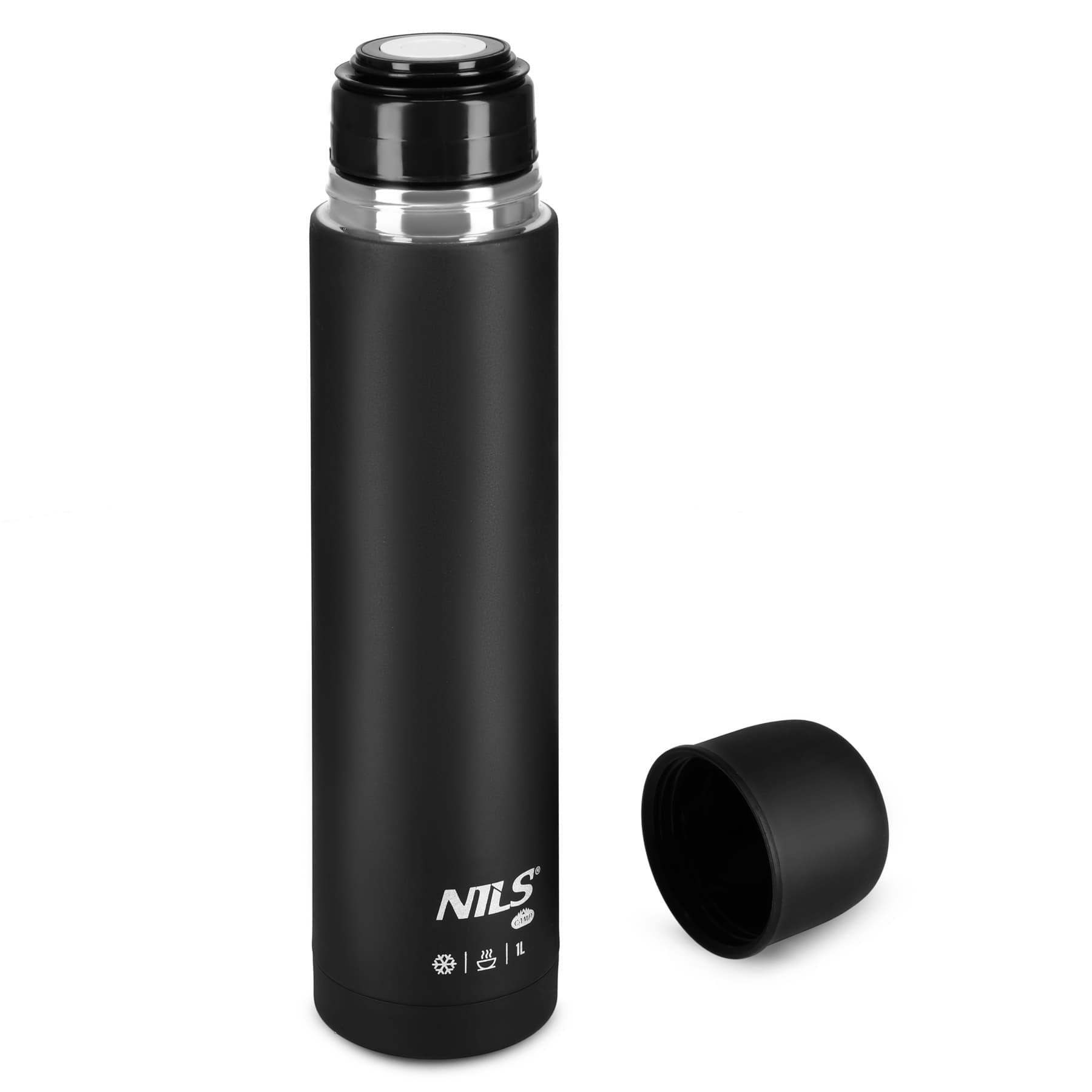 Termos turystyczny Nils Camp 1000 ml czarny 3