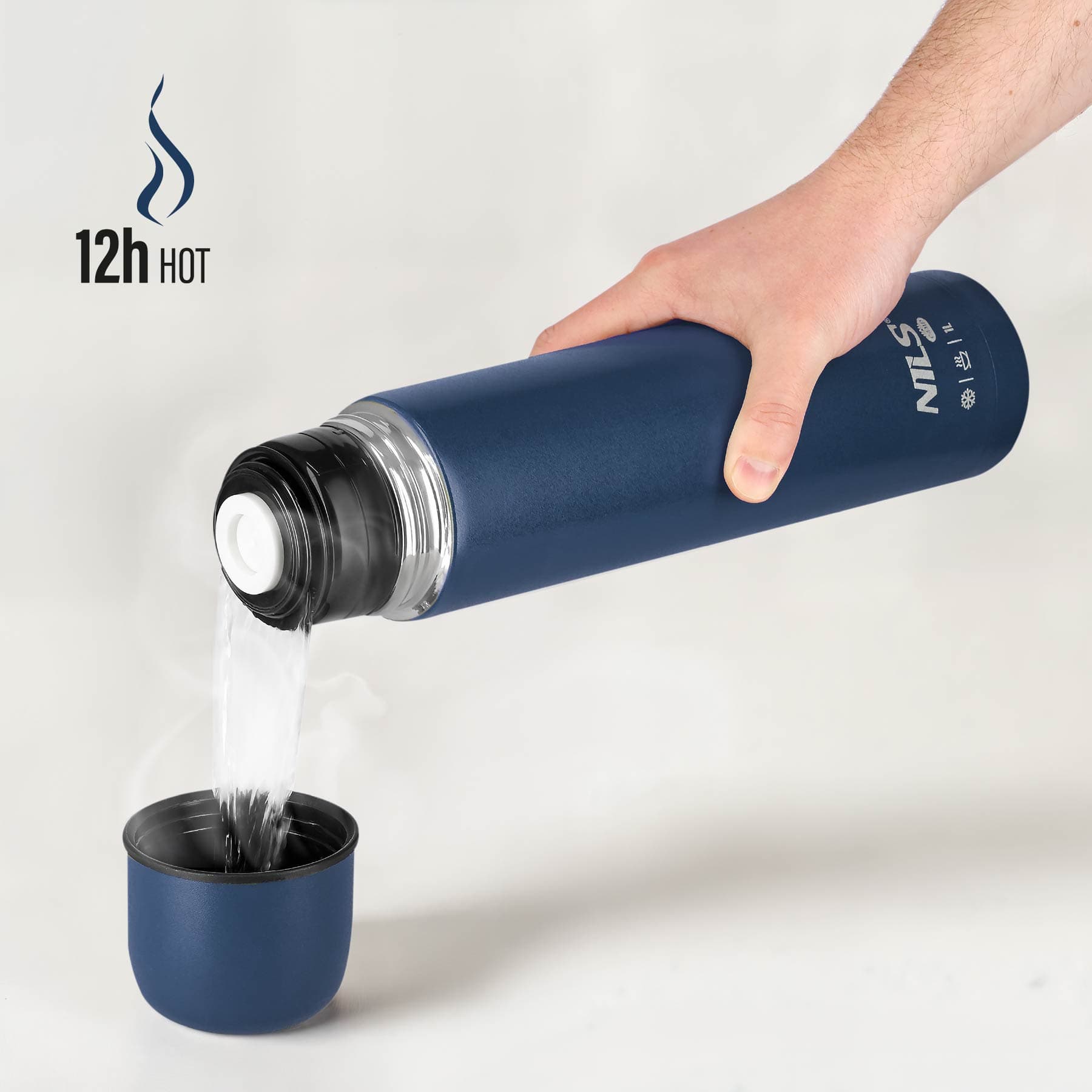 Termos turystyczny Nils Camp 1000 ml niebieski 6