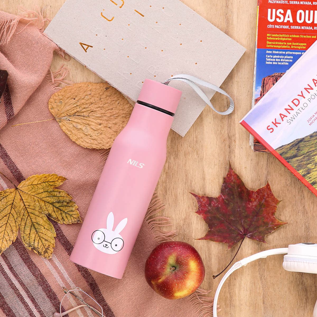 Kubek termiczny Nils NCB12 Królik 500 ml stal nierdzewna 6