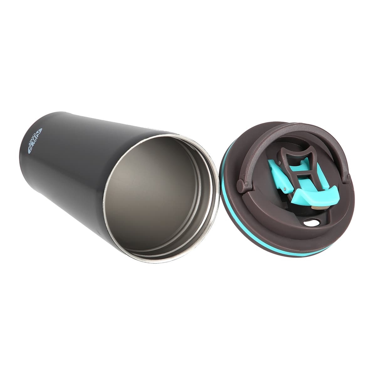 Czarny kubek termiczny Nils Camp 500 ml 10