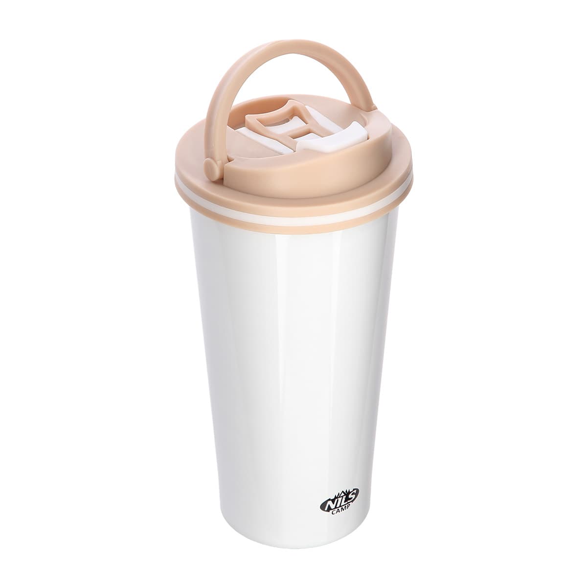 Biały kubek termiczny Nils Camp 500 ml 10