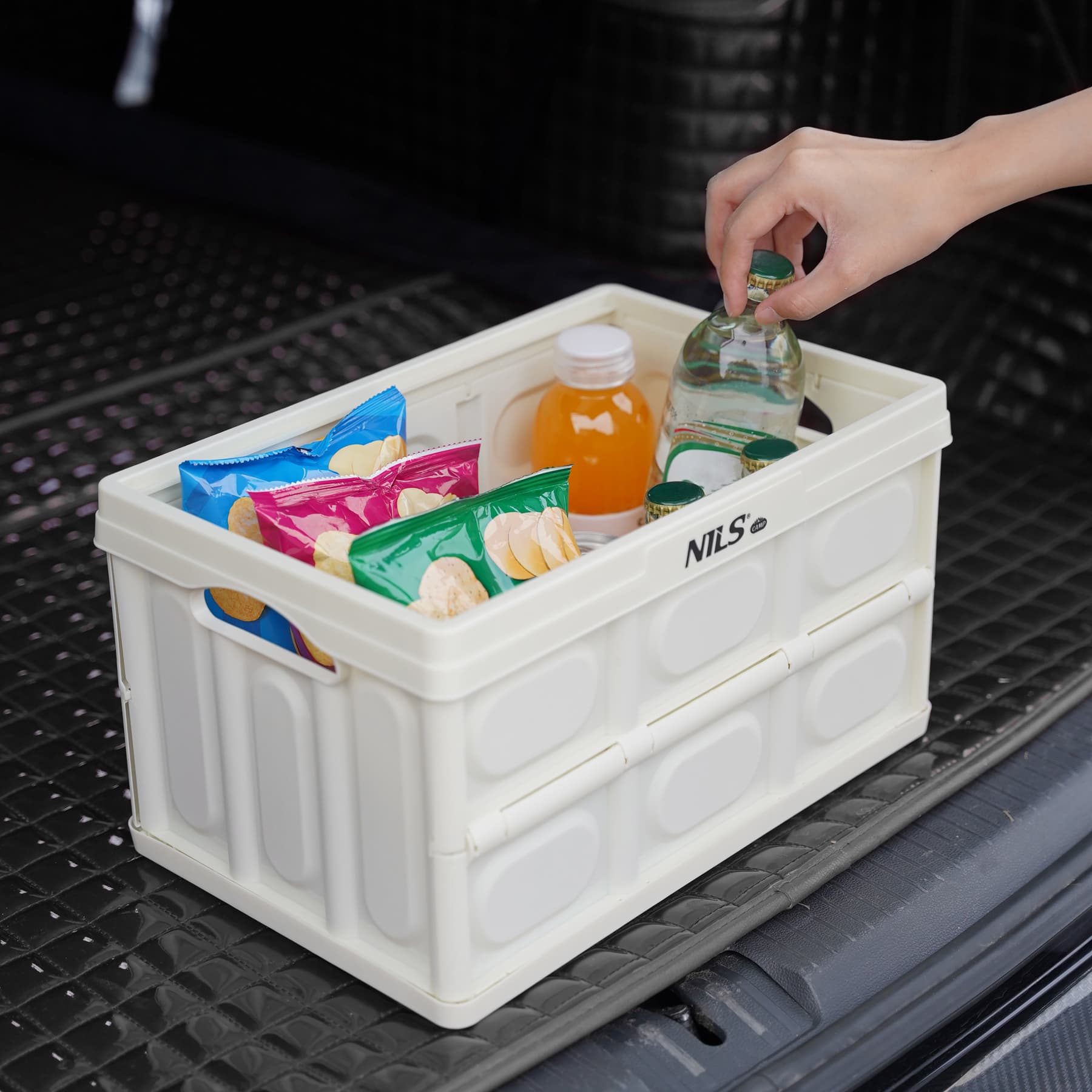 Składana skrzynia kempingowa Nils Camp z funkcją stołu 2w1 7