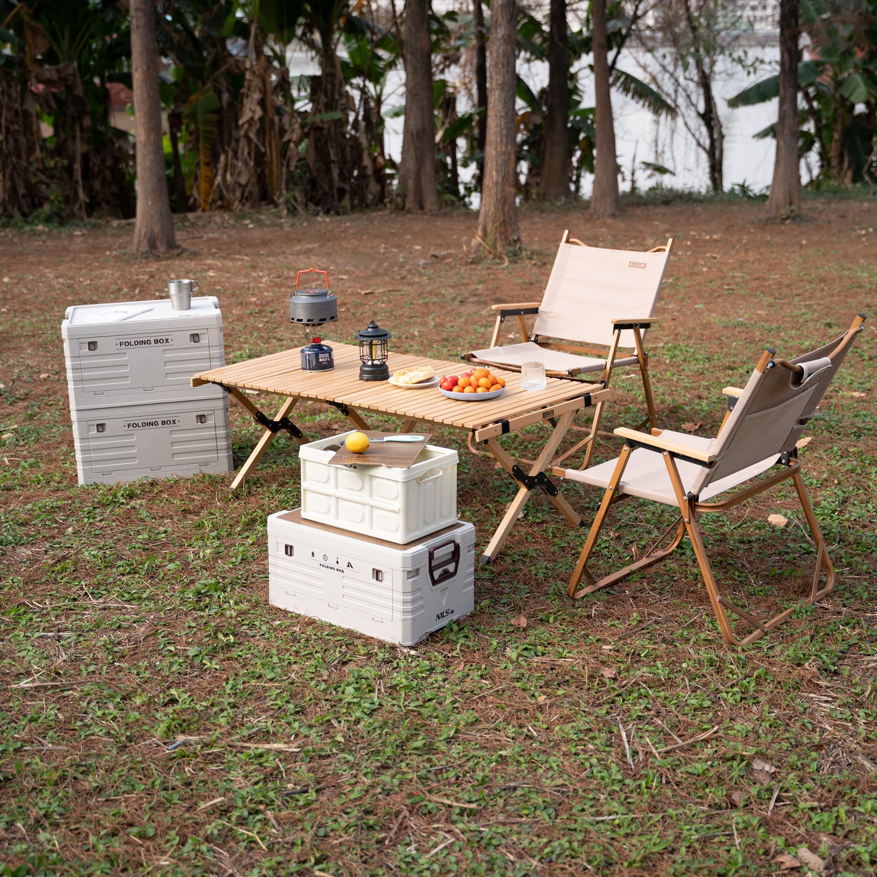 Składana skrzynia kempingowa Nils Camp z funkcją stołu 2w1 9