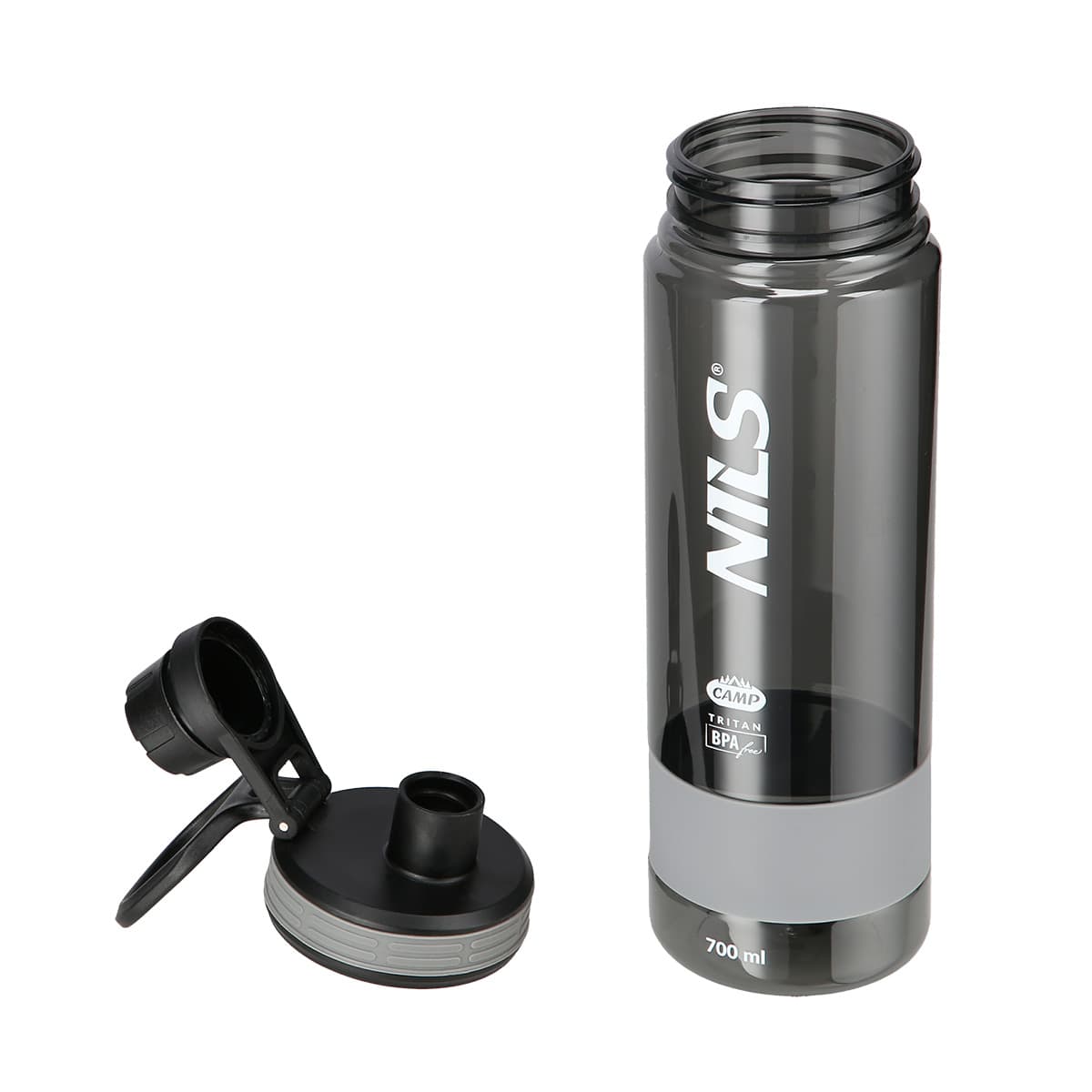 Butelka tritanowa szara Nils Camp o pojemności 700 ml 8