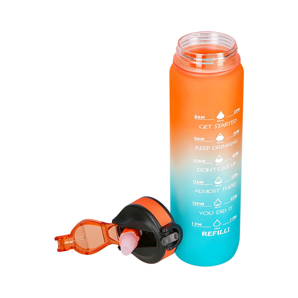 Butelka tritanowa Nils Camp 1000 ml pomarańczowo-niebieska 9