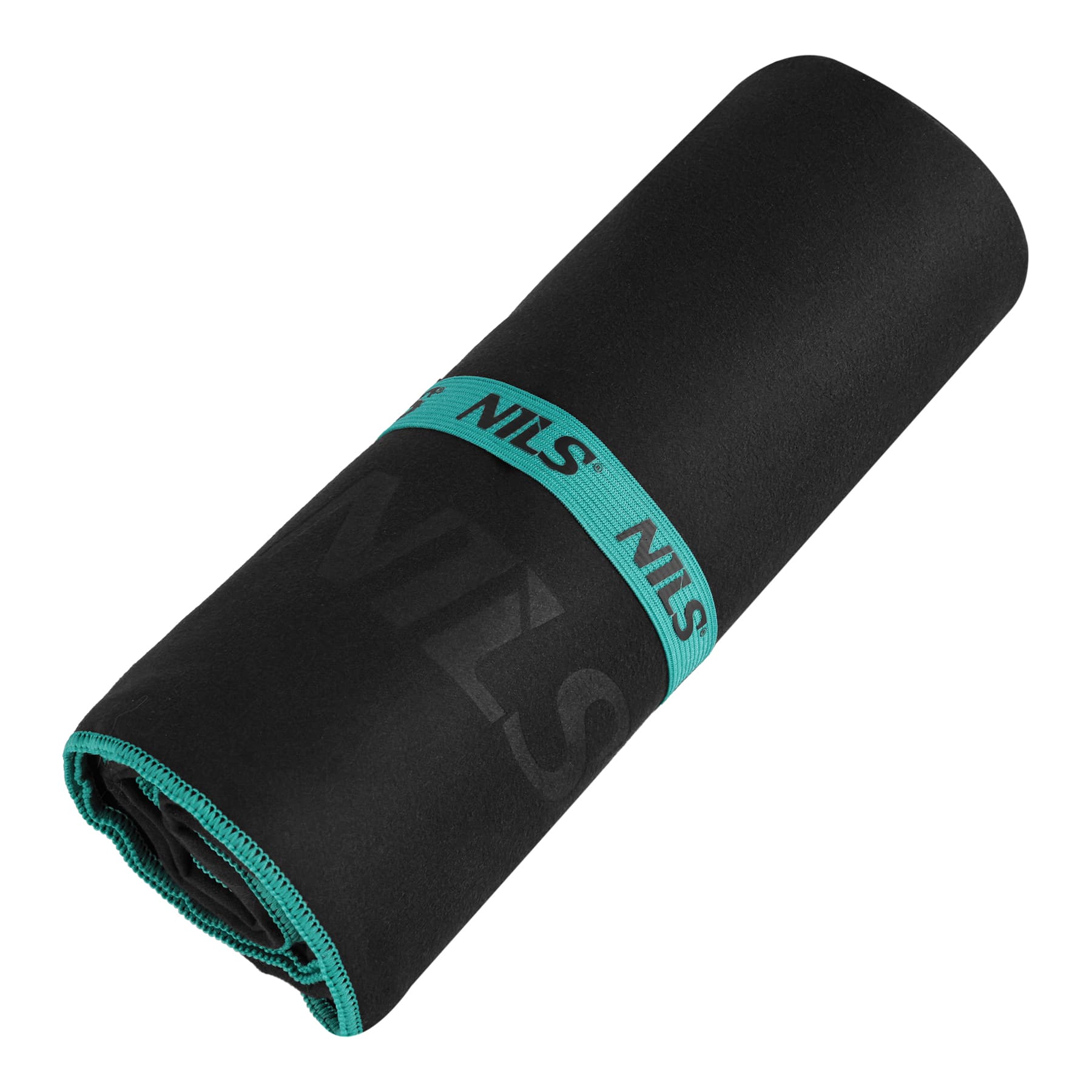 Czarny ręcznik z mikrofibry Nils NCR13 200x90 cm 2