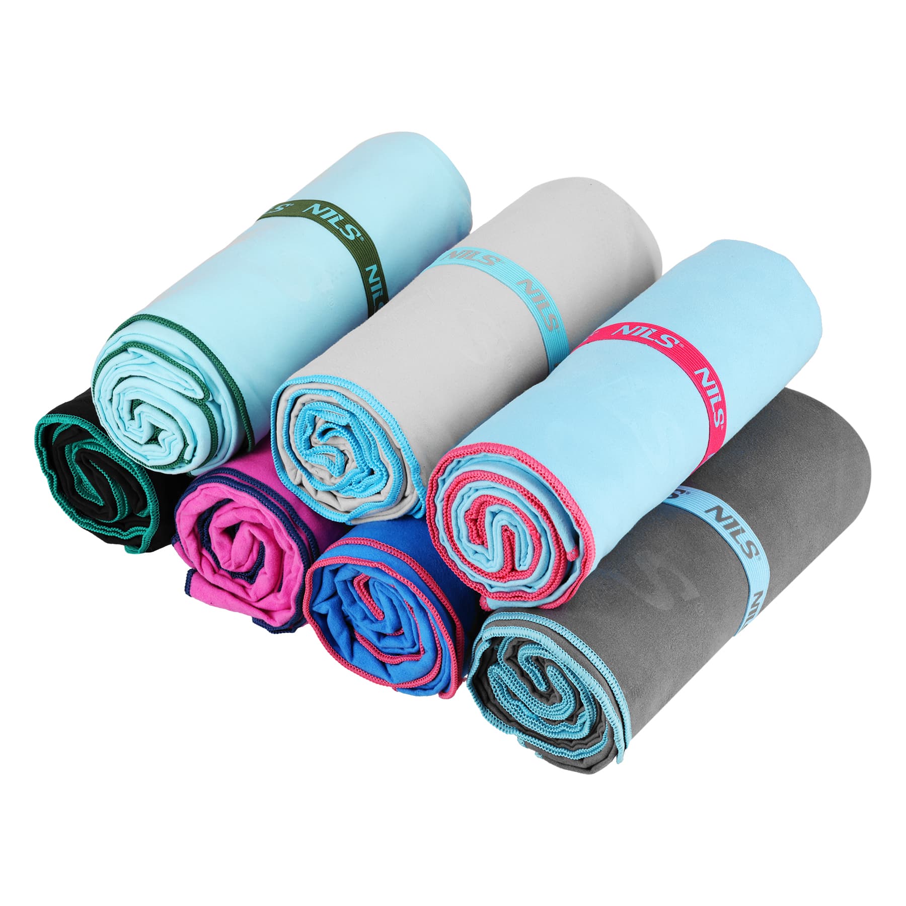 Ręcznik z mikrofibry Nils NCR13 różowy 200 x 90 cm 9