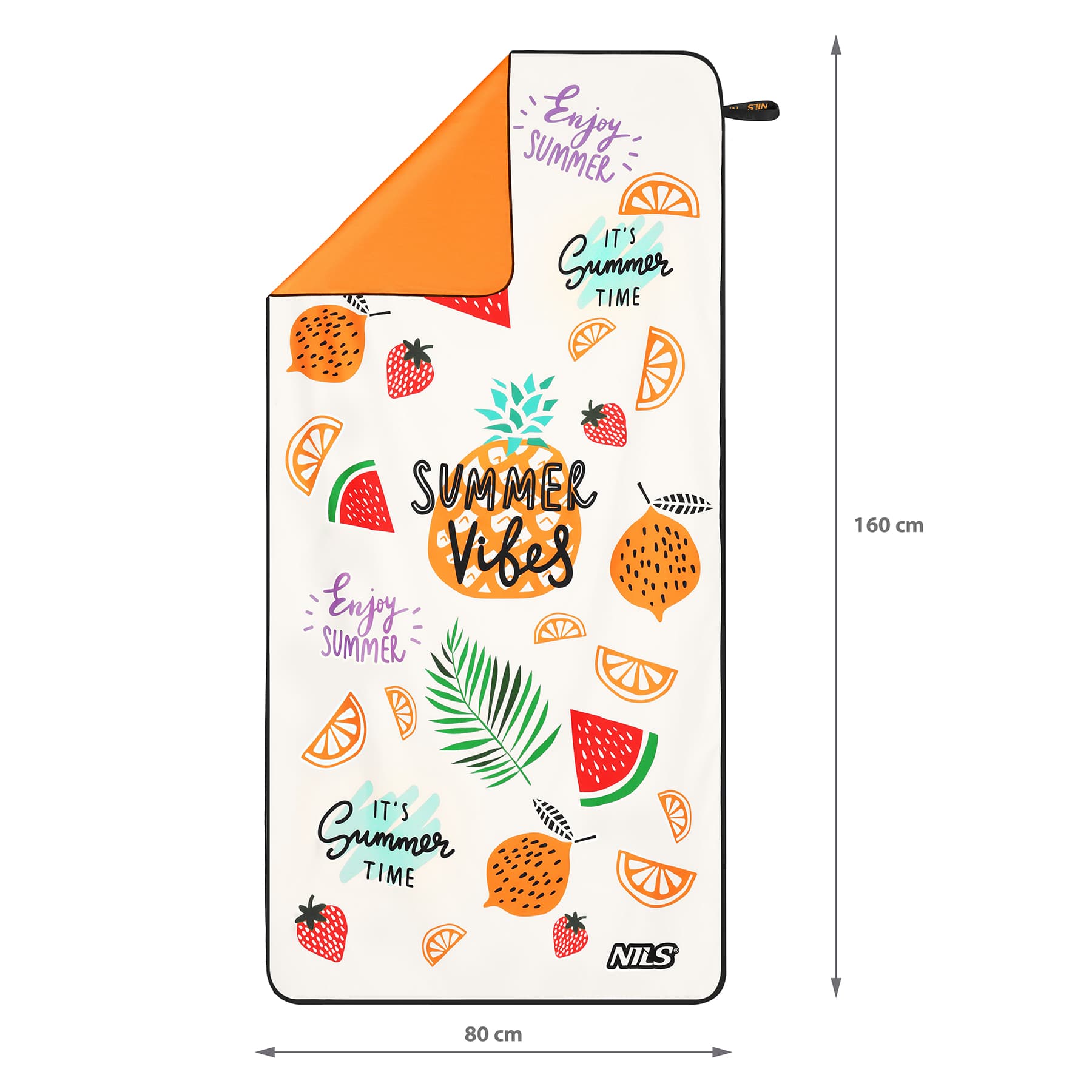 Ręcznik z mikrofibry Nils Summer 160 x 80 cm 6