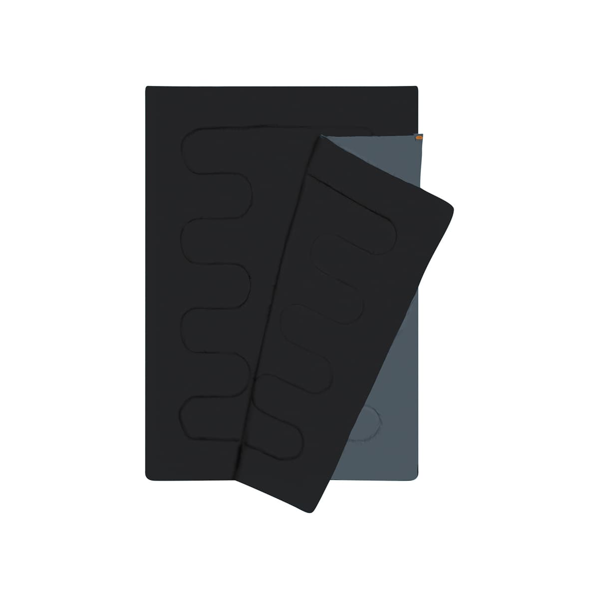 Antracytowo-pomarańczowy podwójny śpiwór Nils Camp dla dwóch osób 7