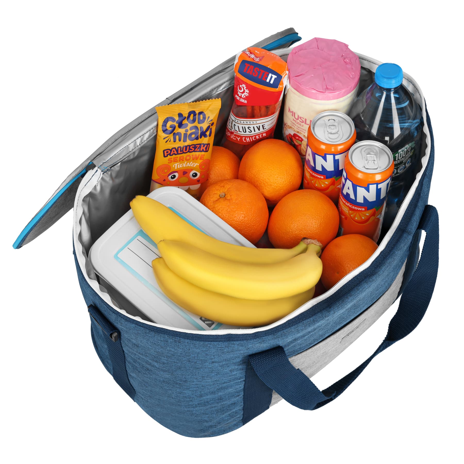 Niebieska torba termiczna Nils Camp 32L 6