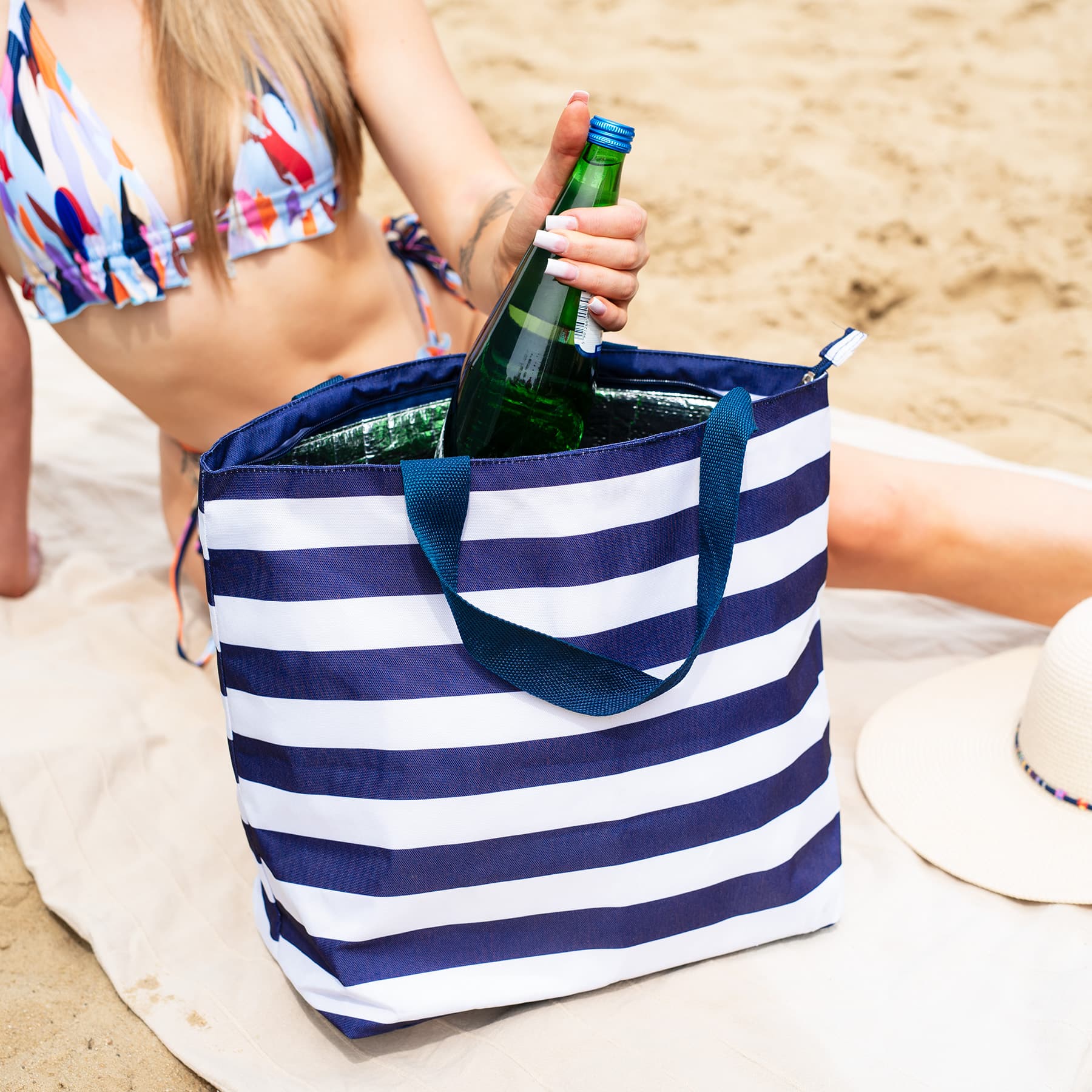 Niebieska torba termiczna NILS 32L 4