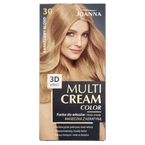 Joanna Multi Cream Farba do włosów 30 Karmelowy Blond