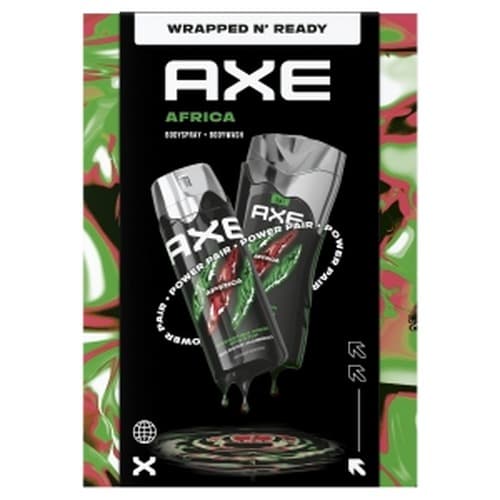 Axe Africa zestaw prezentowy: dezodorant w sprayu 150 ml i żel pod prysznic 250 ml