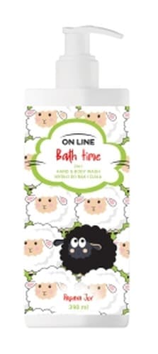 Mydło w płynie 2w1 On Line o zapachu papai 390 ml