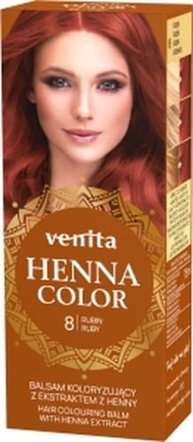 Venita Henna Color Wax Rubin nr 8 koloryzujący w tubie