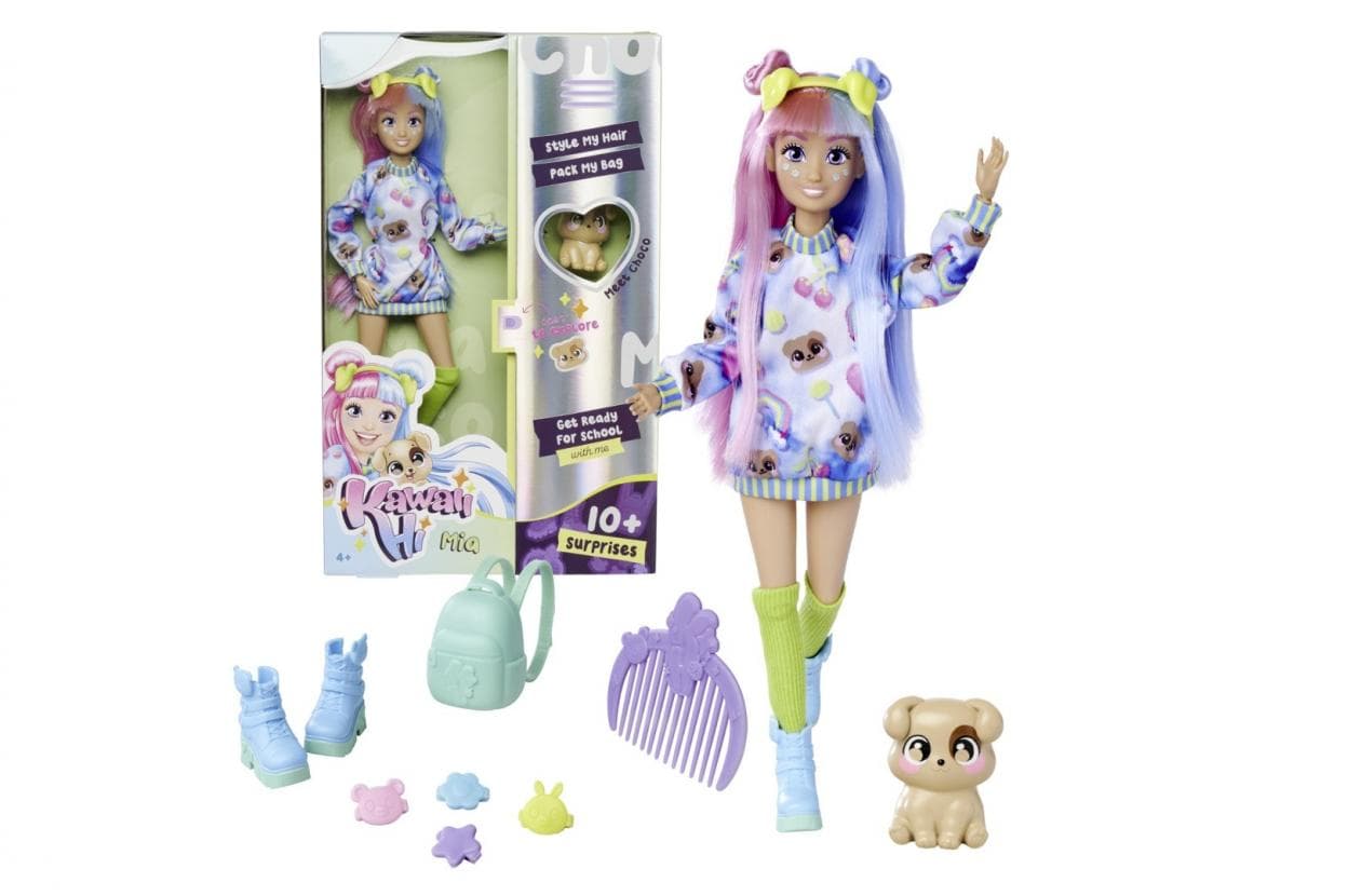 Lalka Kawaii Hi Mia i piesek Choco
