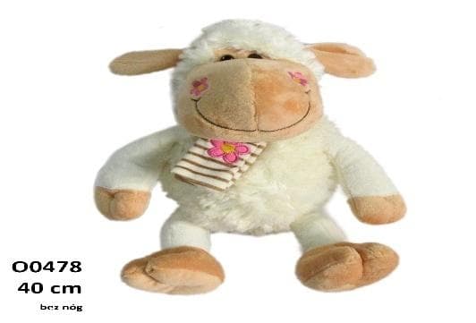 Pluszowa owca maskotka dekoracyjna 40 cm