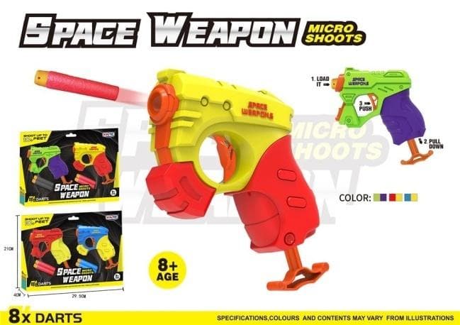 Wyrzutnia piankowych strzałek Space Weapon Micro Shoots