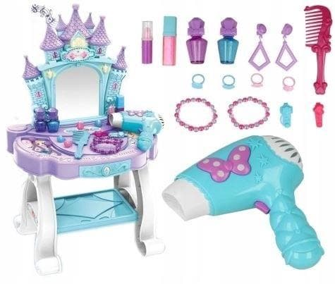 Toaletka z lustrem i szufladami w stylu vintage 2