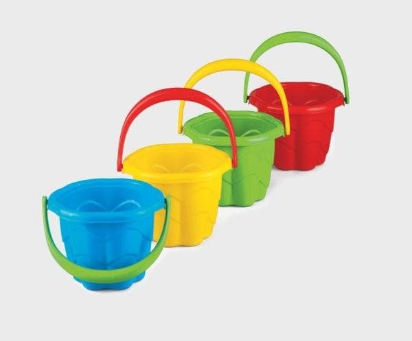 Wiaderko do piasku Fala mix kolorów