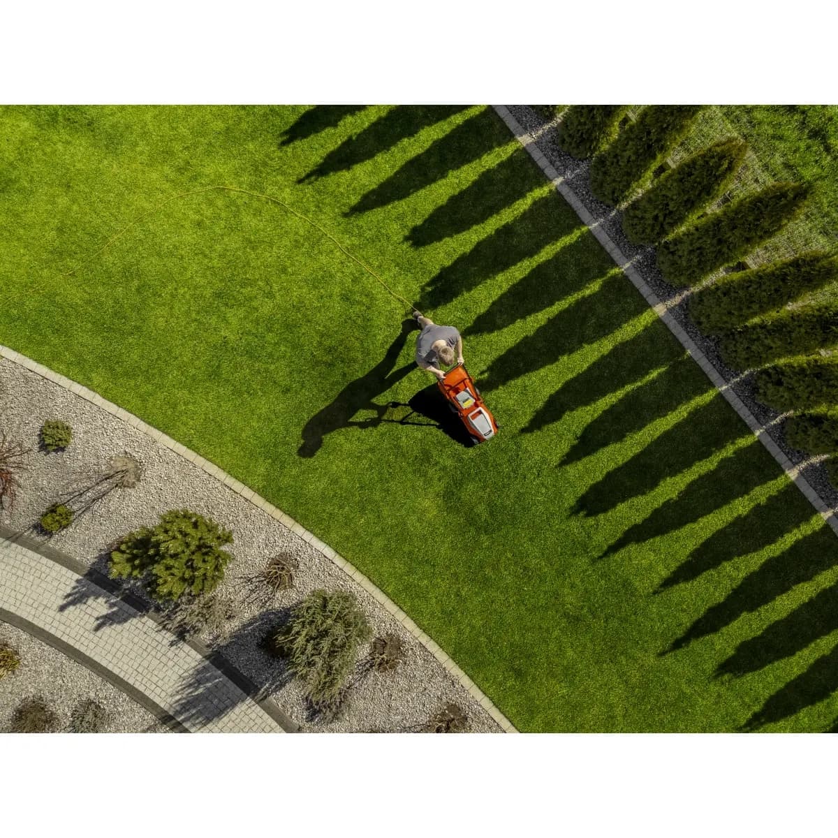 Kosiarka elektryczna 36 cm 1600 W z regulacją wysokości koszenia 4