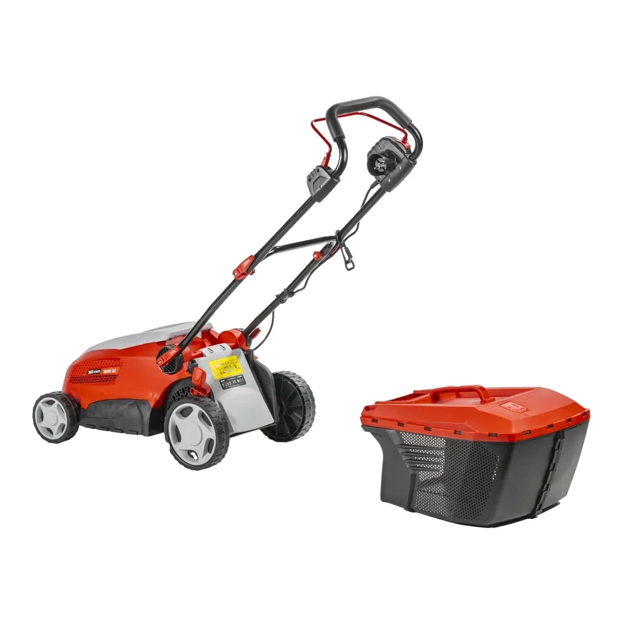 Kosiarka elektryczna 36 cm 1600 W z regulacją wysokości koszenia 6