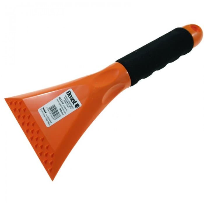 Skrobaczka do szyb samochodowych z gąbką i wygodnym uchwytem 3