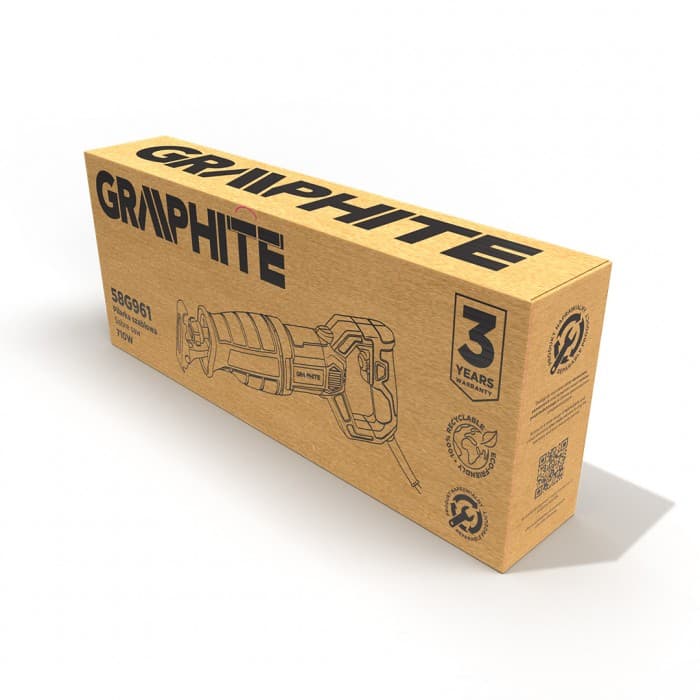 Pilarka szablasta Graphite 710 W do drewna i metalu 7