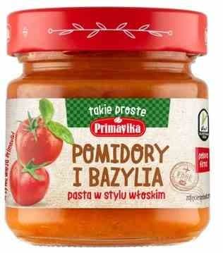 Pasta włoska z pomidorami i bazylią Primba 160 g 2