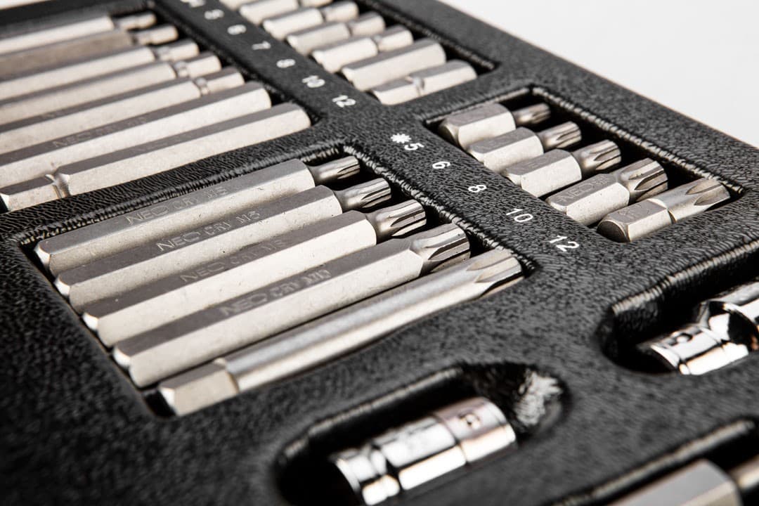 Końcówki wkrętakowe 30-75 mm zestaw 40 sztuk 5