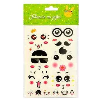 Naklejki tatuaże na pisanki wielkanocne 2