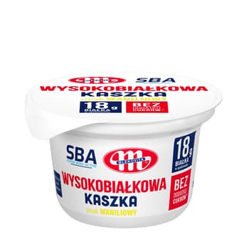 Kaszka wysokobiałkowa SBA o smaku waniliowym 180 g 2